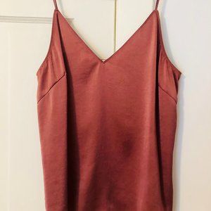 Aritzia Wilfred Free Margot Camisole Silk Pink